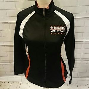 *Volleyball Jacket Tiger Womens Medium Full Zip